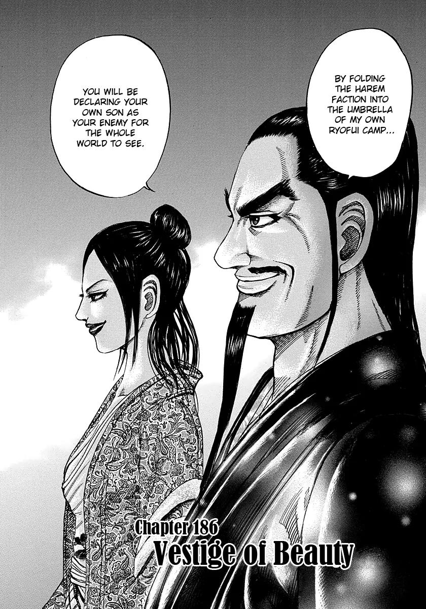 Kingdom manga, chapter 186, page 2 of 18