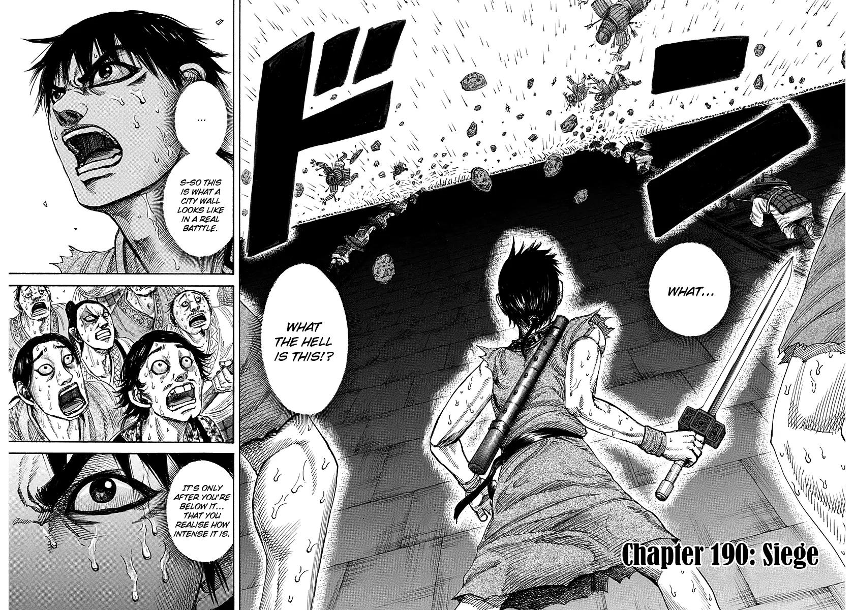 Kingdom Chapter 190 page 2 - Chapter 190: Siege