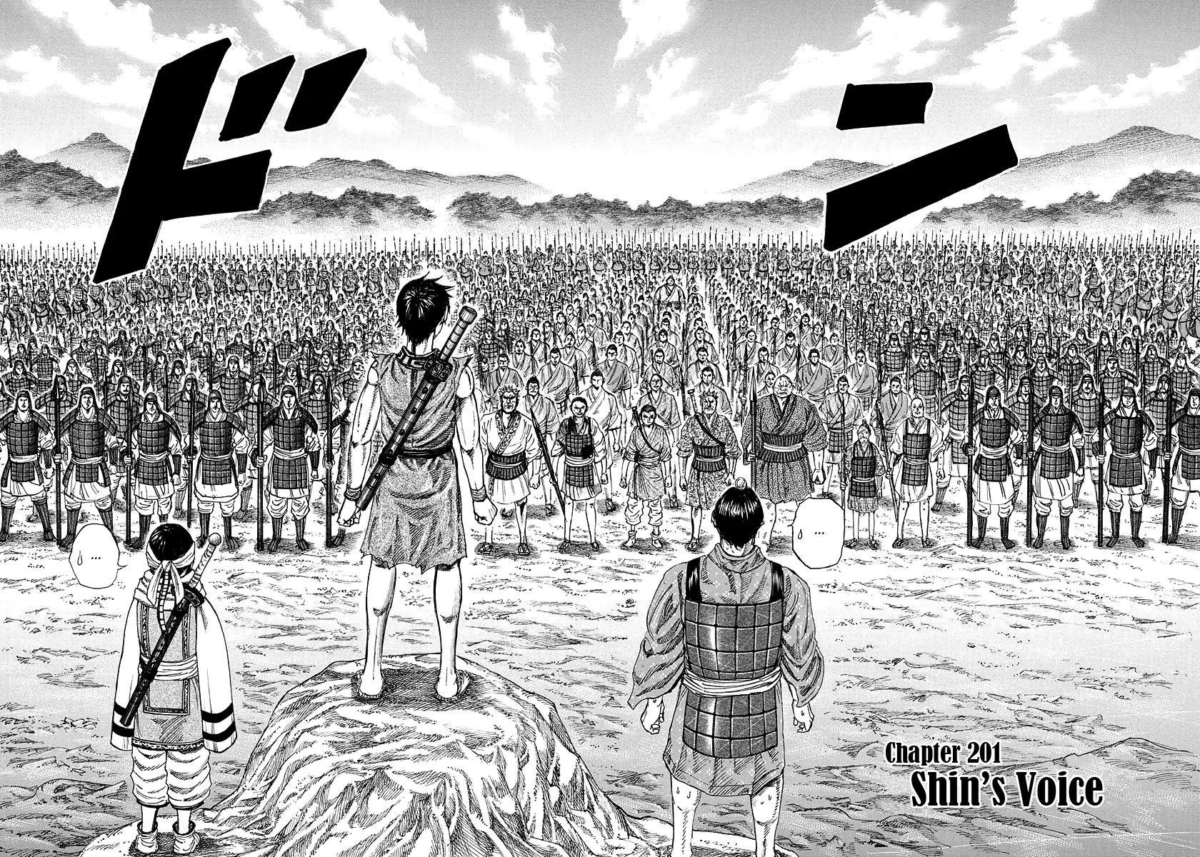 Kingdom Chapter 201 page 2 - Chapter 201: Shin's Voice