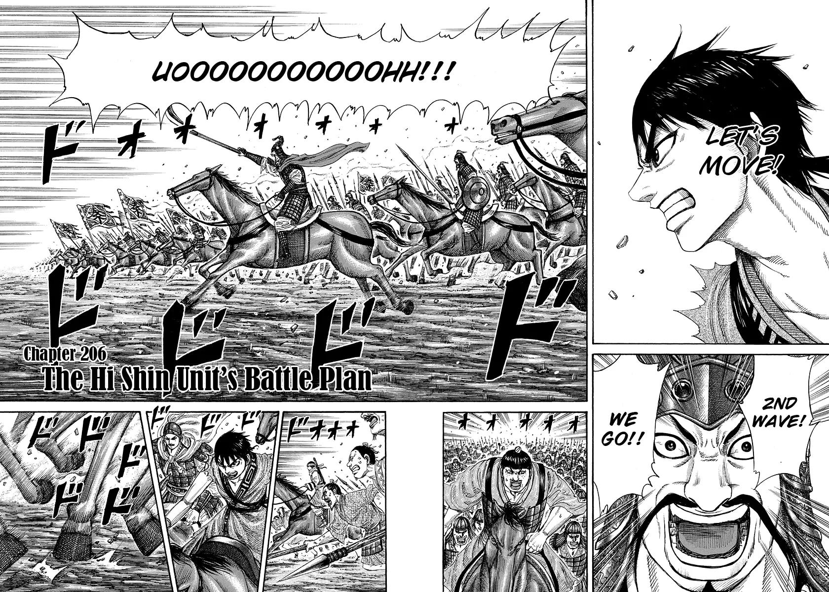 Kingdom manga, chapter 206, page 4 of 21