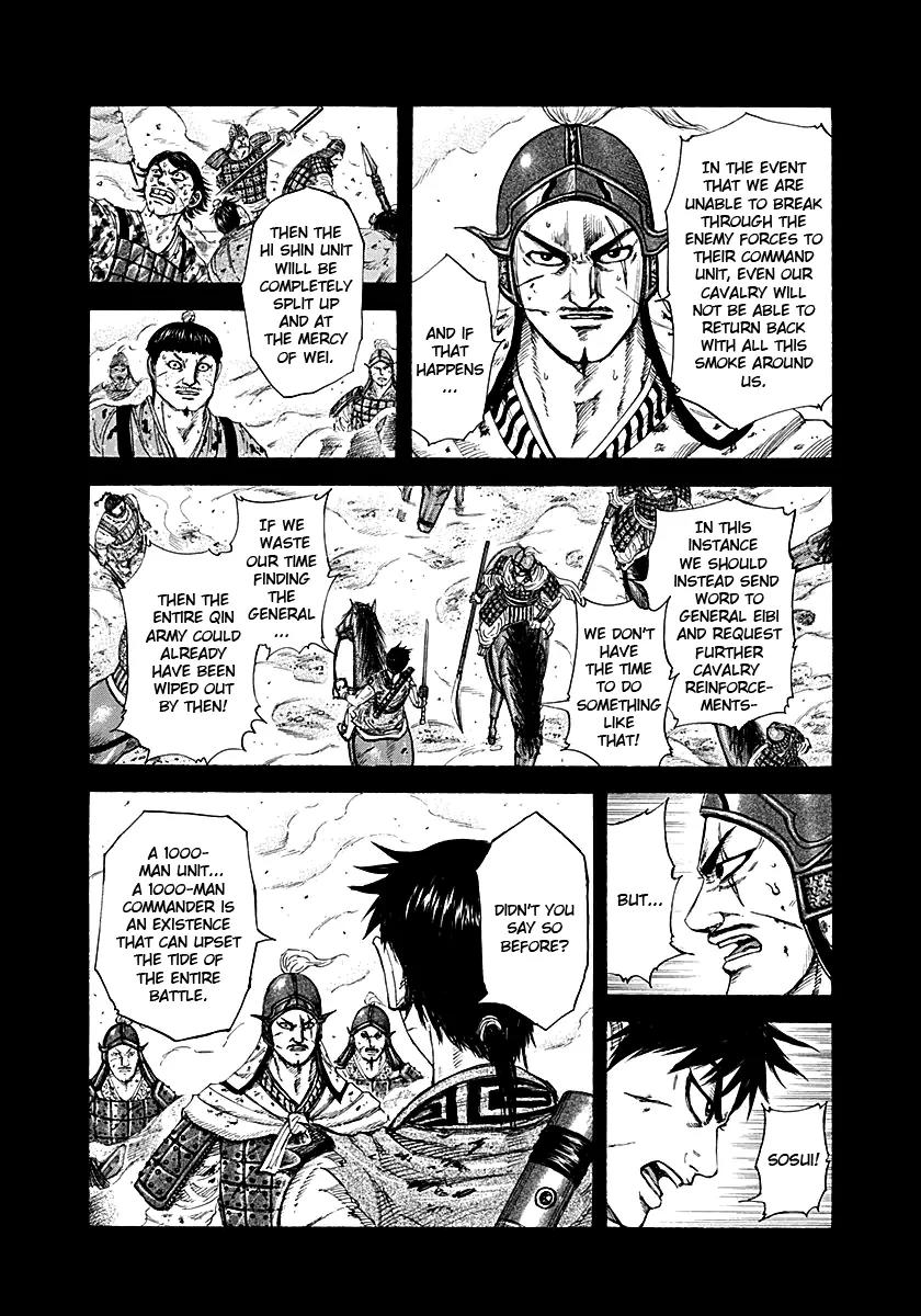 Kingdom Chapter 208 page 14 - Chapter 208: Enemy Command Squad's Location
