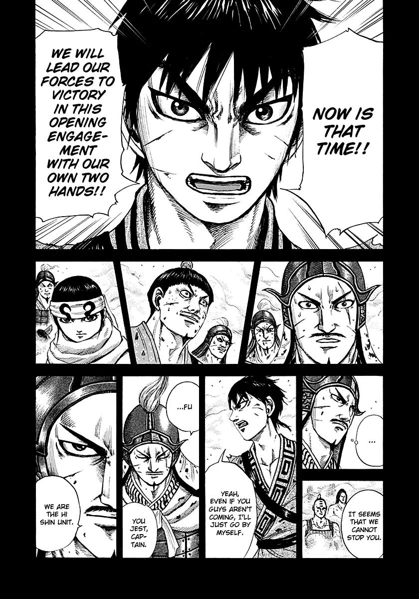 Kingdom Chapter 208 page 15 - Chapter 208: Enemy Command Squad's Location