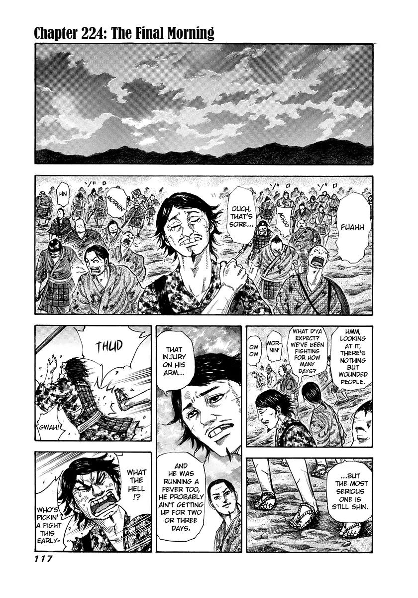 Kingdom Chapter 224 page 1 - Chapter 224: The Final Morning