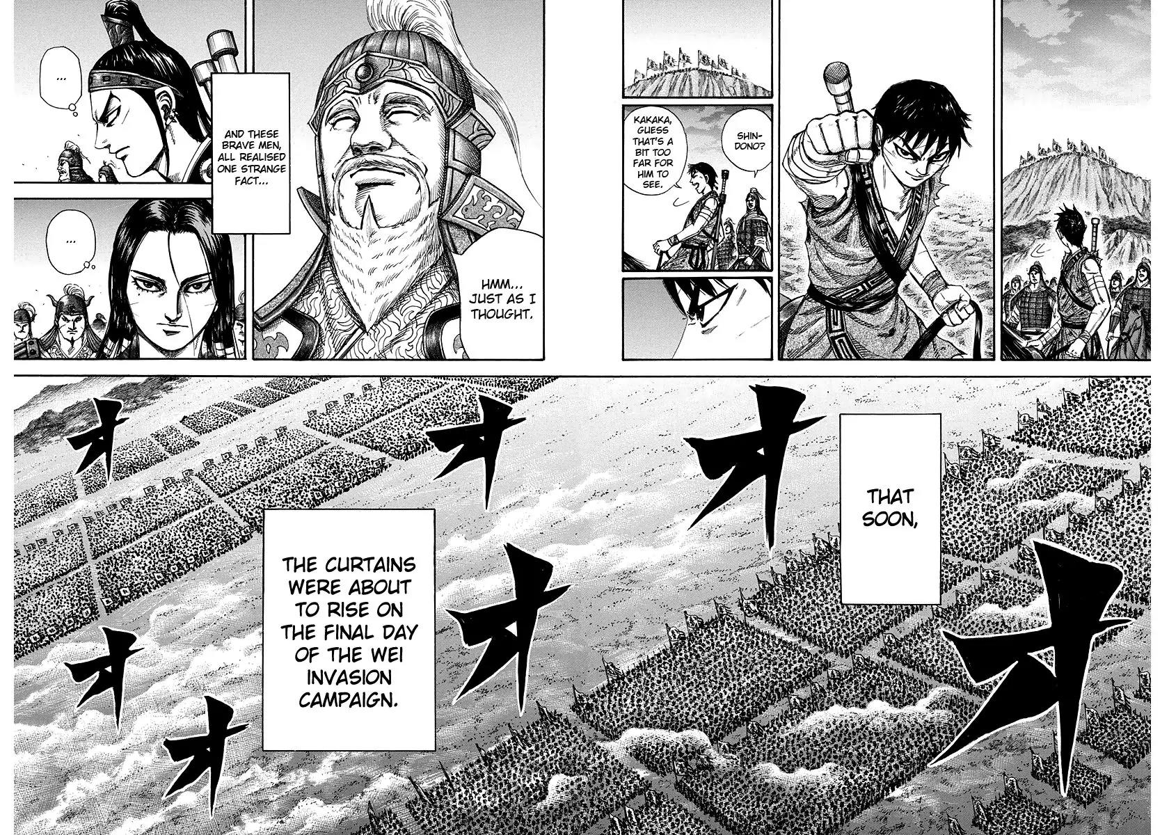 Kingdom Chapter 224 page 13 - Chapter 224: The Final Morning