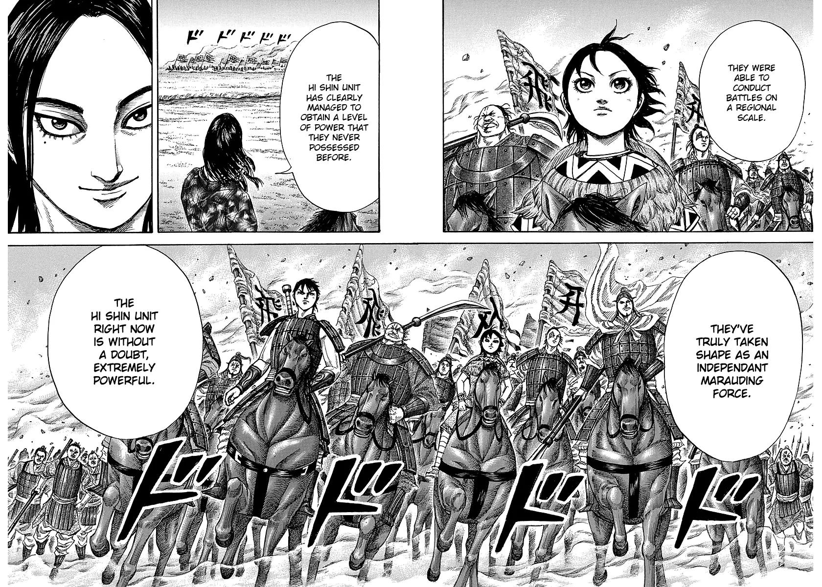 Kingdom Chapter 249 page 12 - Chapter 249: The Hi Shin Unit's Strategist