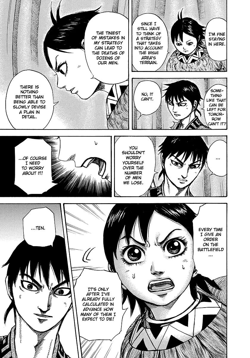 Kingdom Chapter 249 page 14 - Chapter 249: The Hi Shin Unit's Strategist