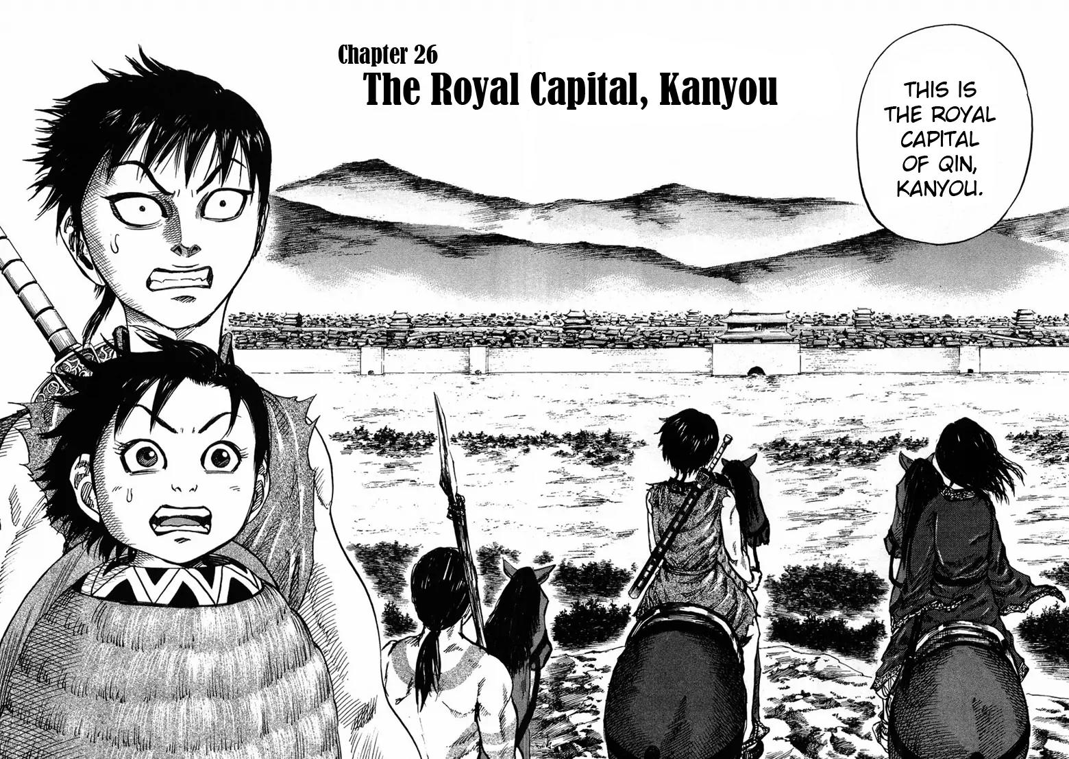 Kingdom Chapter 26 page 4 - Chapter 26: The Royal Capital, Kanyou