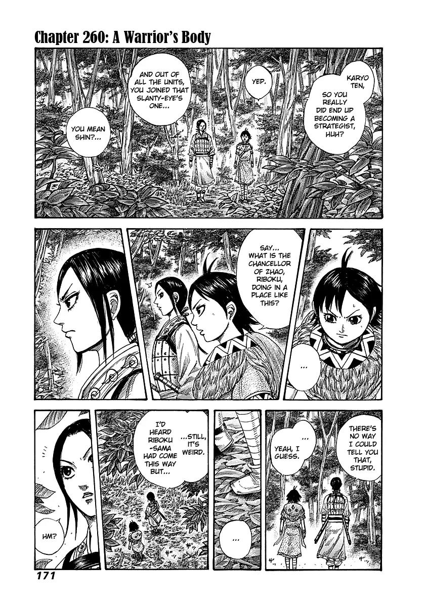 Kingdom Chapter 260 page 1 - Chapter 260: A Warrior's Body