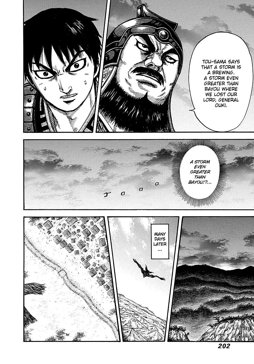 Kingdom Chapter 261 page 14 - Chapter 261: Signs of a Storm
