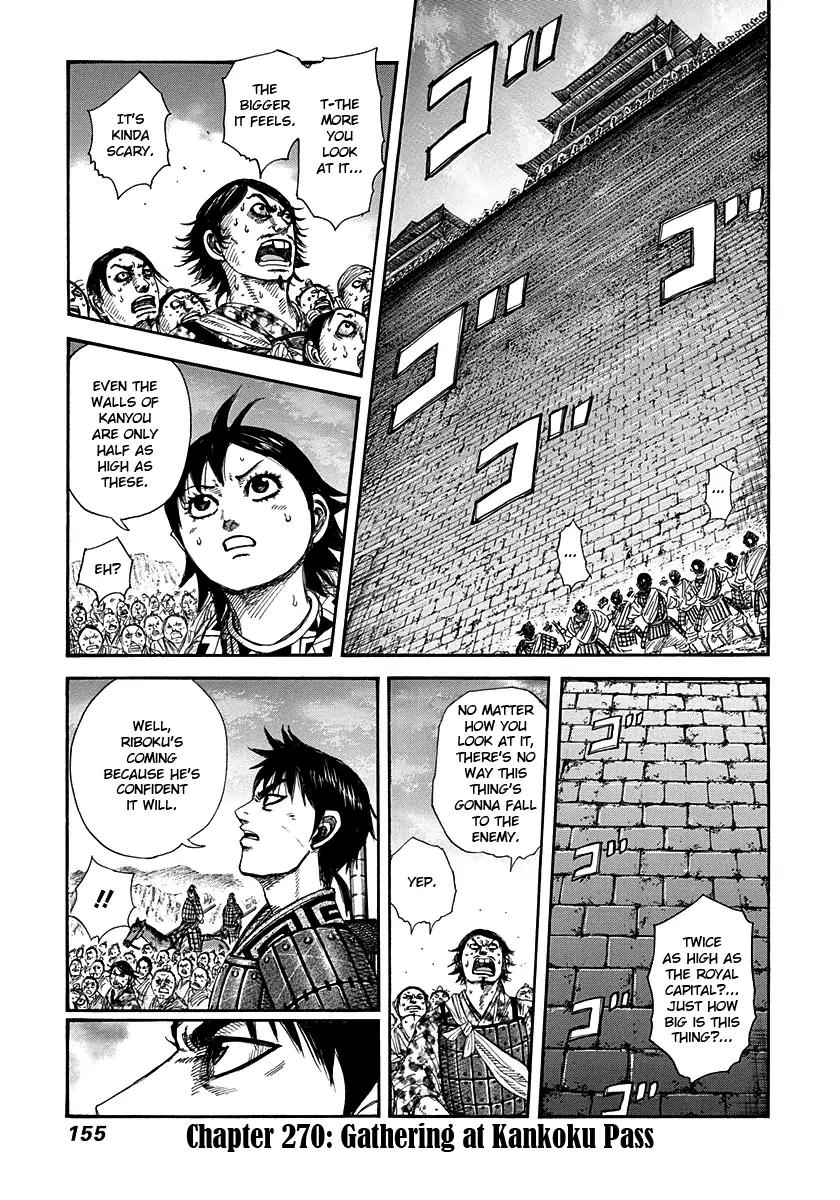 Kingdom Chapter 270 page 1 - Chapter 270: Gathering at Kankoku Pass