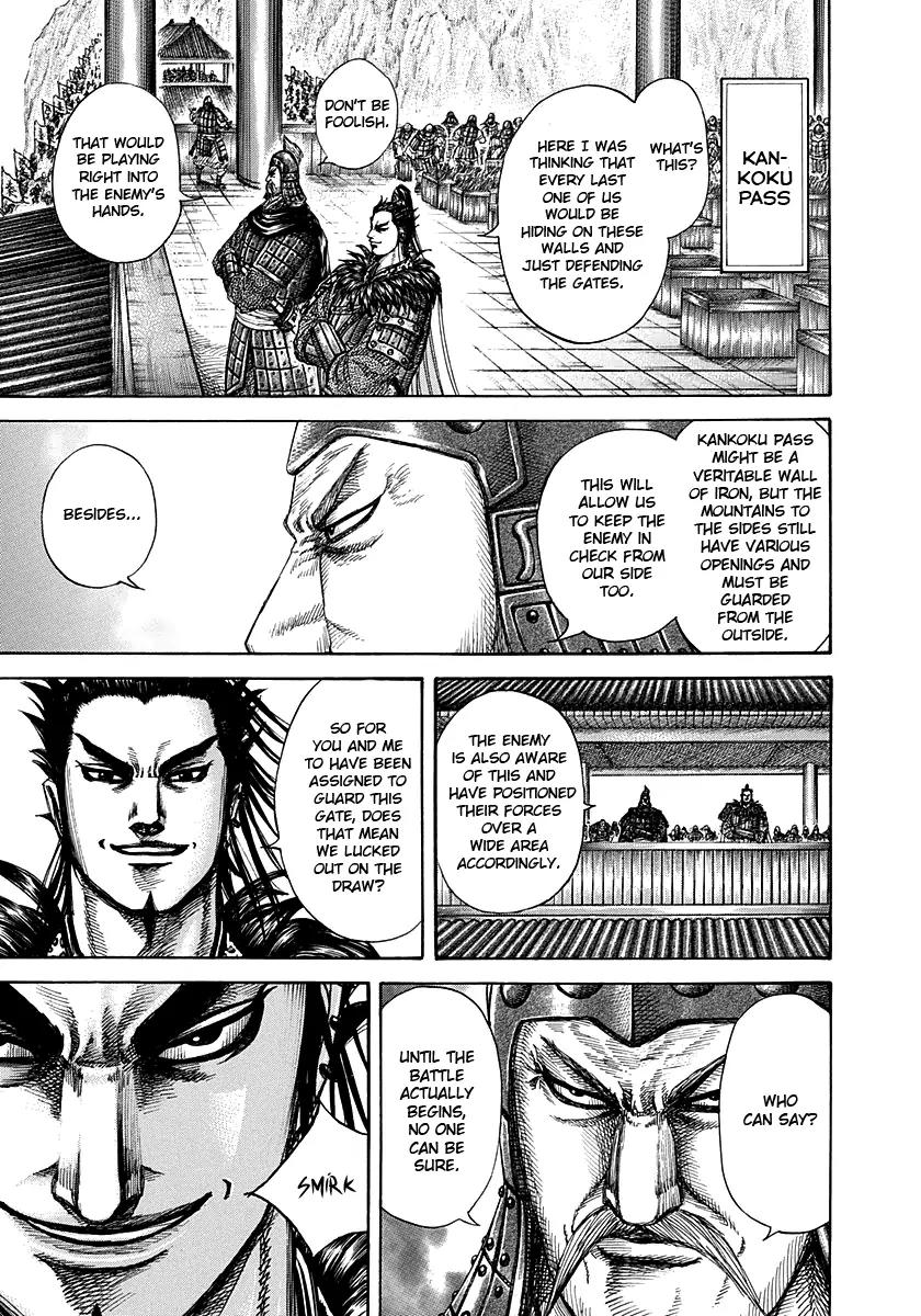 Kingdom Chapter 270 page 15 - Chapter 270: Gathering at Kankoku Pass