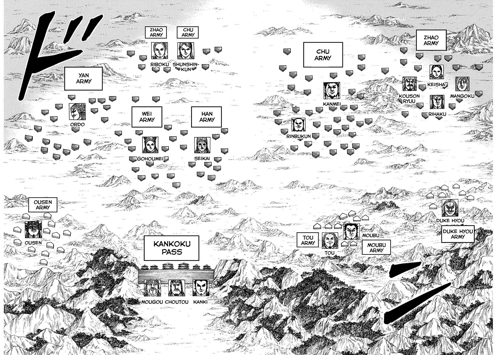 Kingdom Chapter 270 page 16 - Chapter 270: Gathering at Kankoku Pass