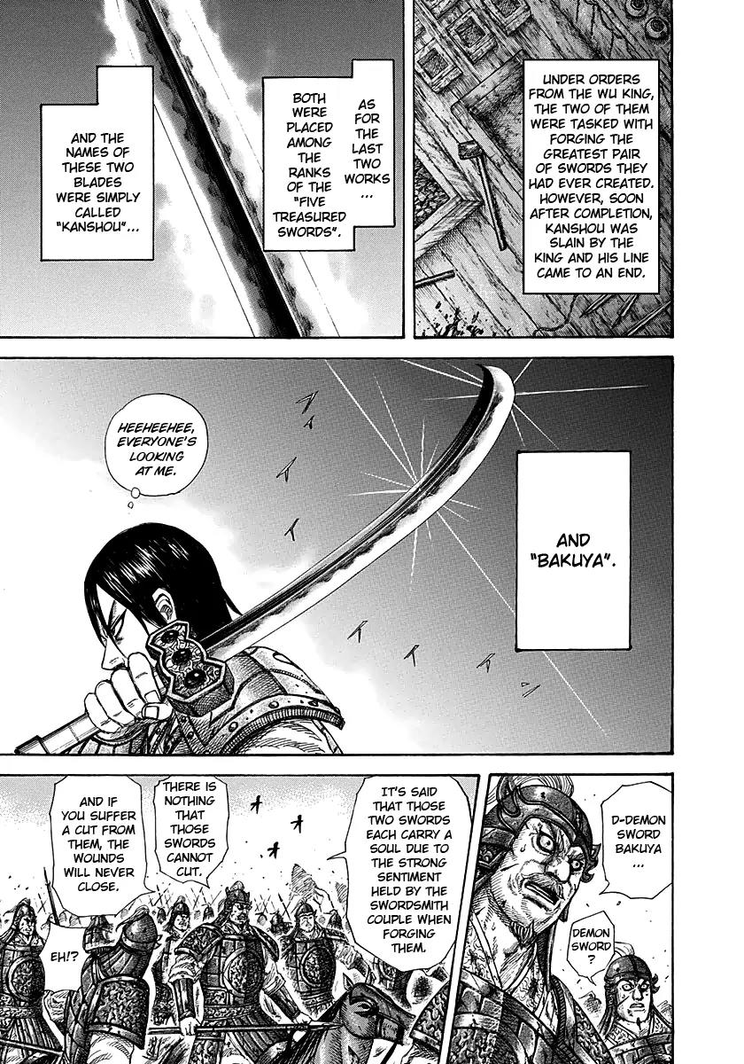 Kingdom Chapter 281 page 9 - Chapter 281: Bakuya Sword