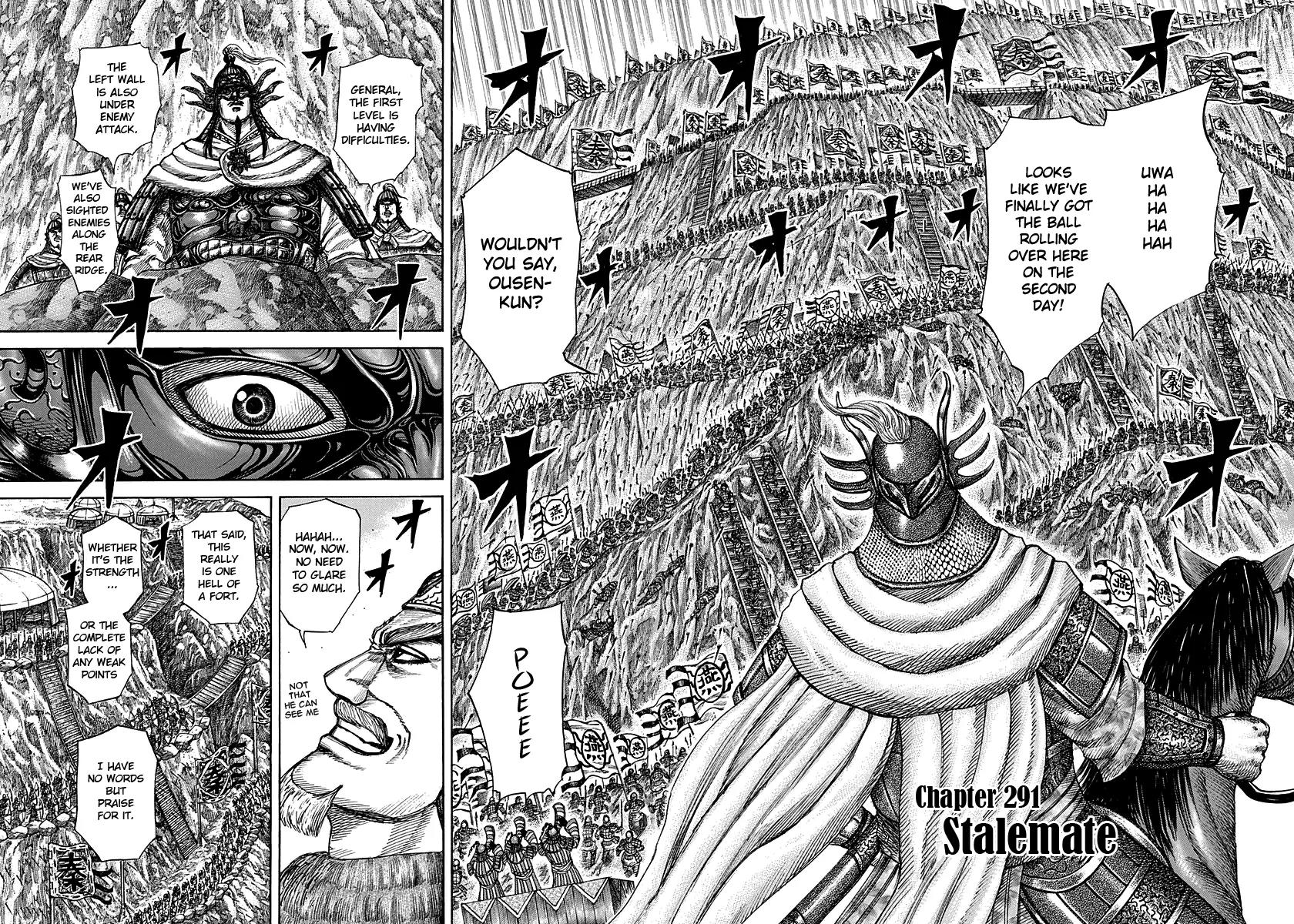 Kingdom manga, chapter 291, page 2 of 17