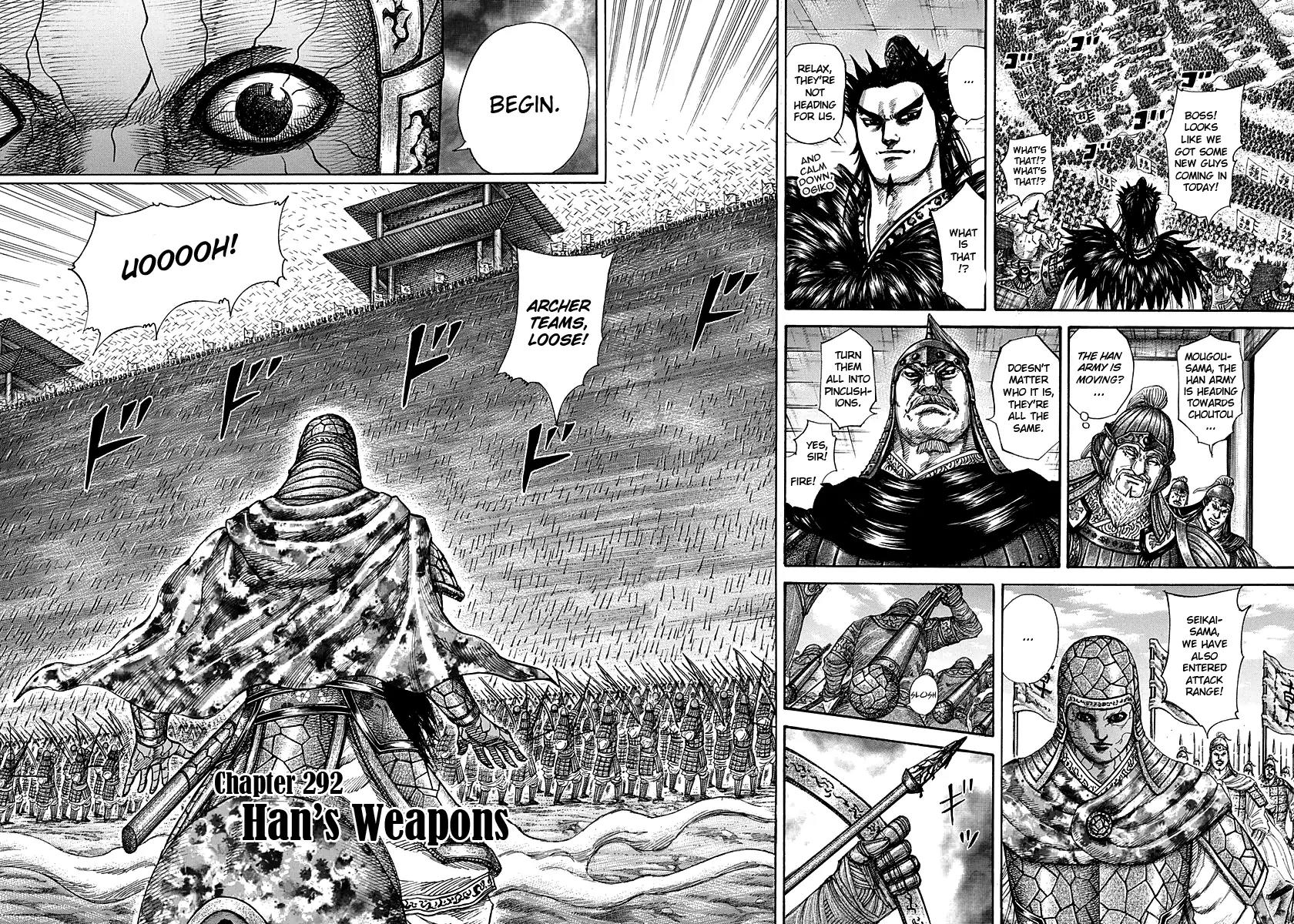 Kingdom manga, chapter 292, page 2 of 17