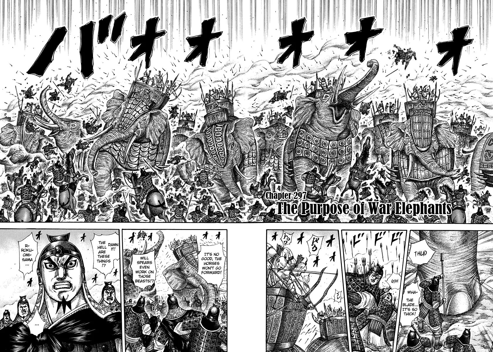 Kingdom Chapter 297 page 2 - Chapter 297: The Purpose of War Elephants