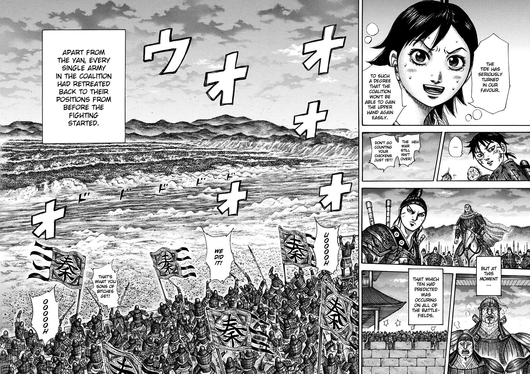 Kingdom manga, chapter 318, page 15 of 16