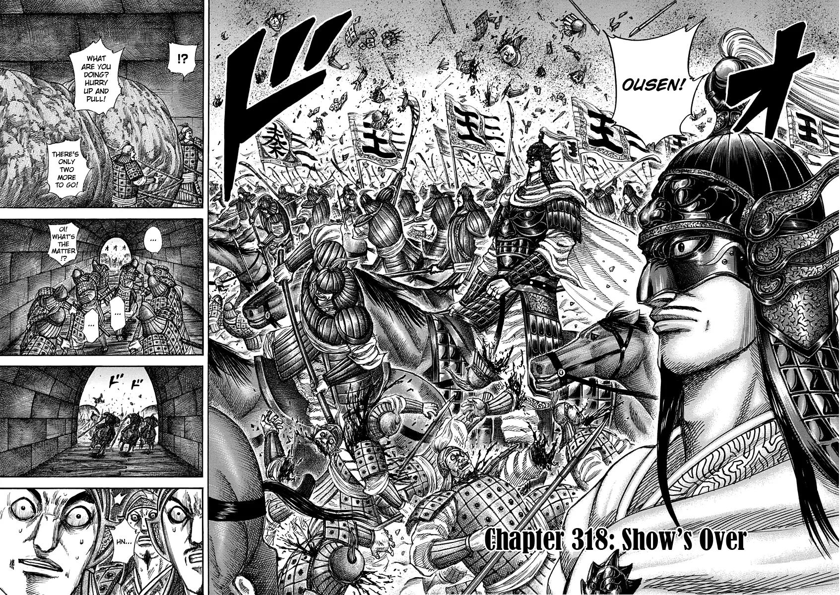 Kingdom manga, chapter 318, page 2 of 16