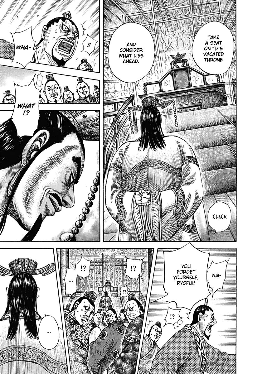 Kingdom Chapter 328 page 12 - Chapter 328: The Vacated Throne