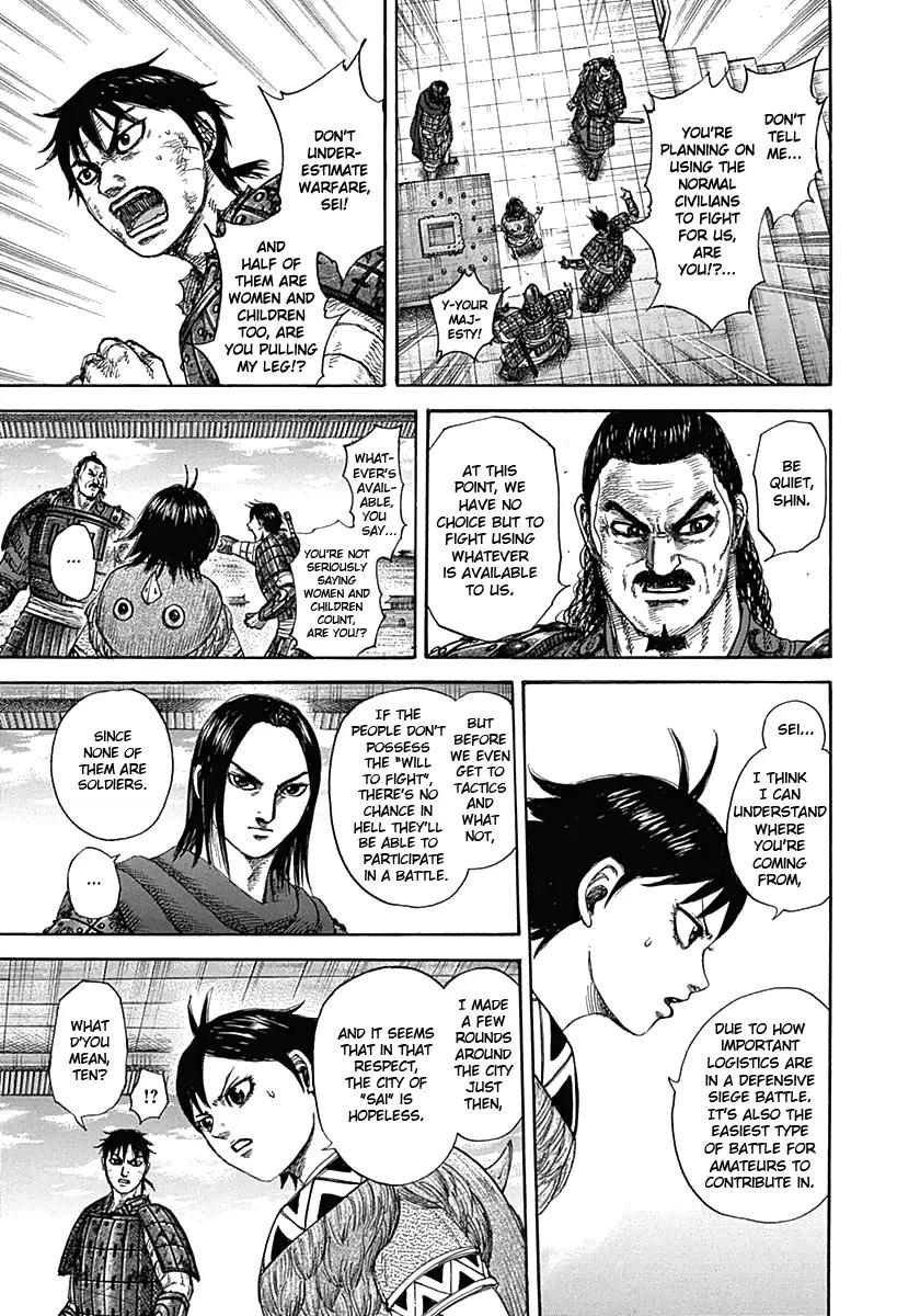 Kingdom manga, chapter 329, page 15 of 18
