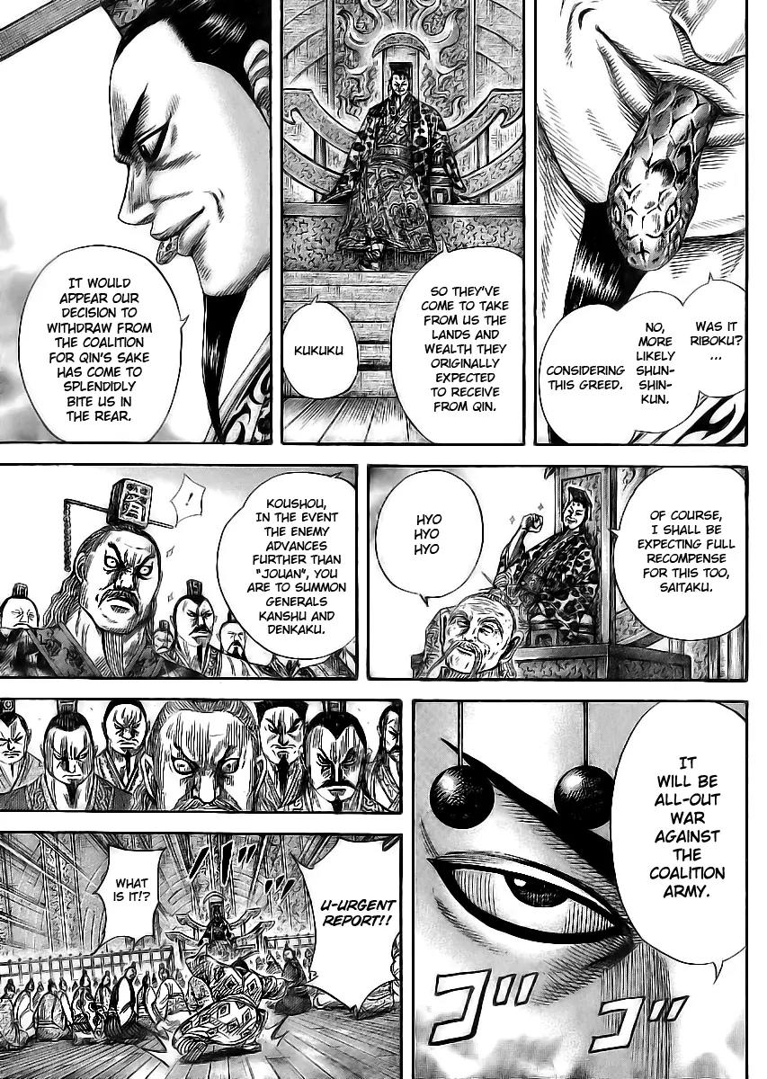 Kingdom Chapter 354 page 13 - Chapter 354: Coalition Army's Settlement