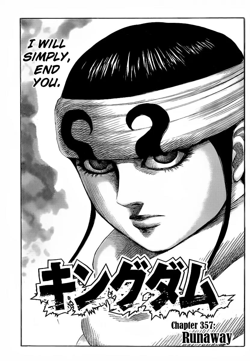 Kingdom Chapter 357 page 1 - Chapter 357: Runaway