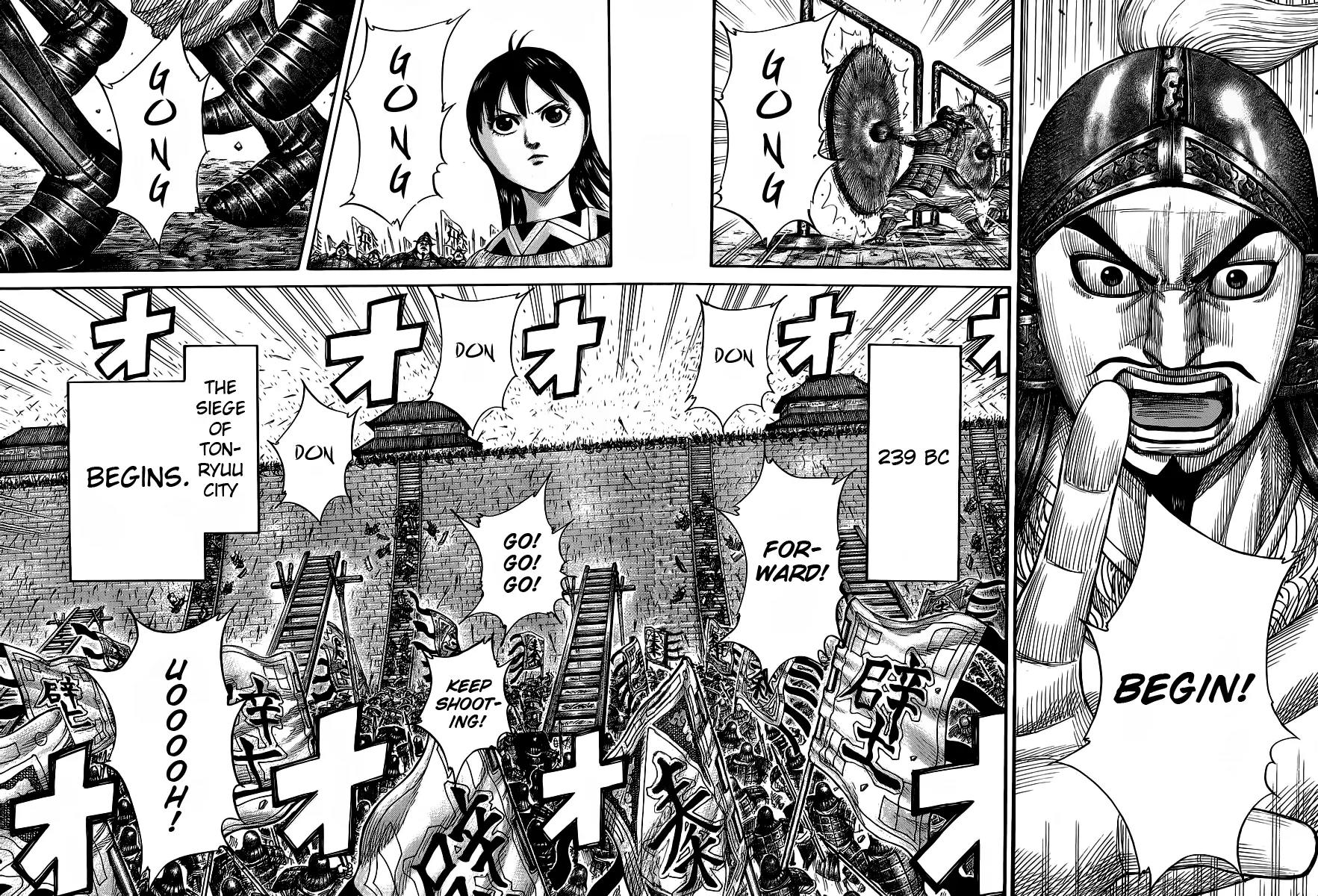 Kingdom Chapter 374 page 8 - Chapter 374: The Siege of Tonryuu City