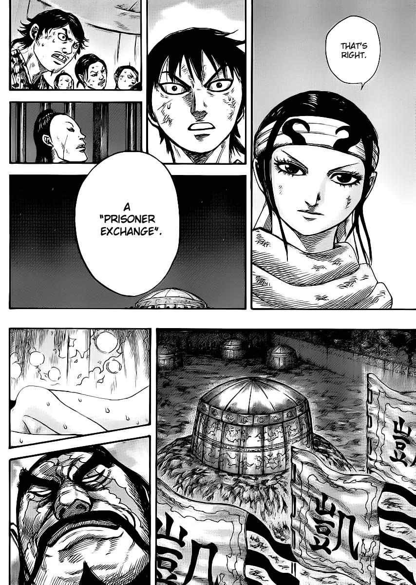 Kingdom manga, chapter 386, page 10 of 18