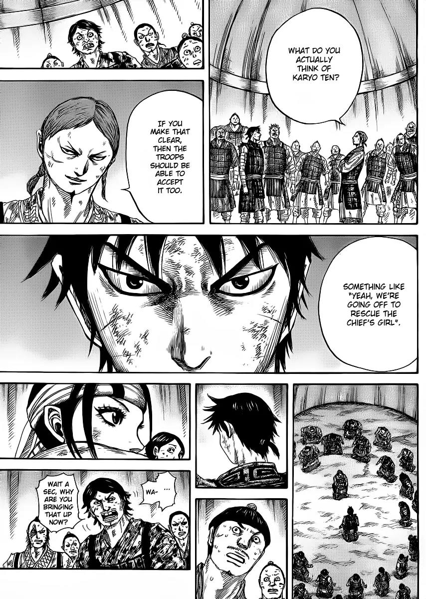 Kingdom manga, chapter 386, page 15 of 18