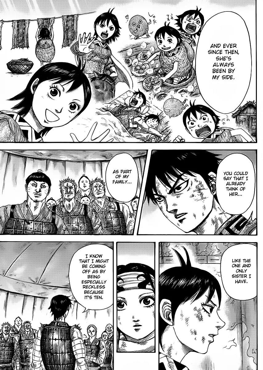 Kingdom manga, chapter 386, page 17 of 18