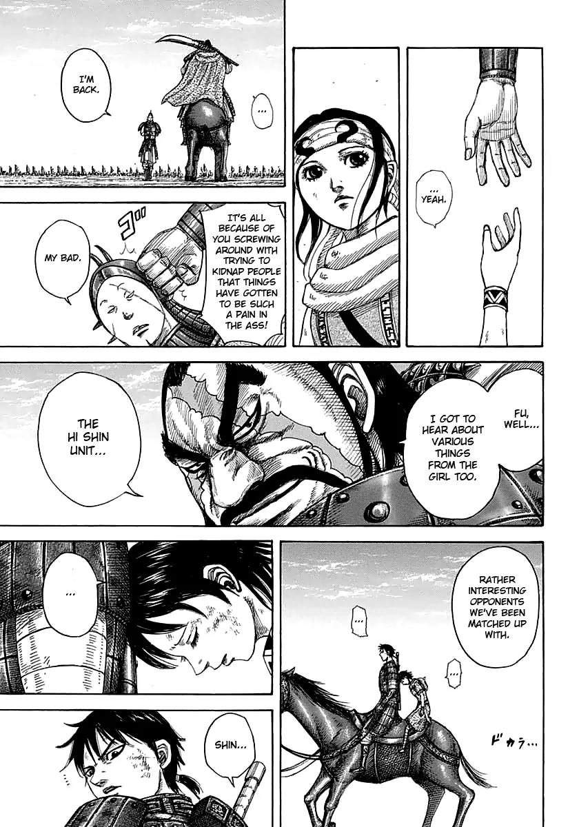 Kingdom manga, chapter 387, page 15 of 18