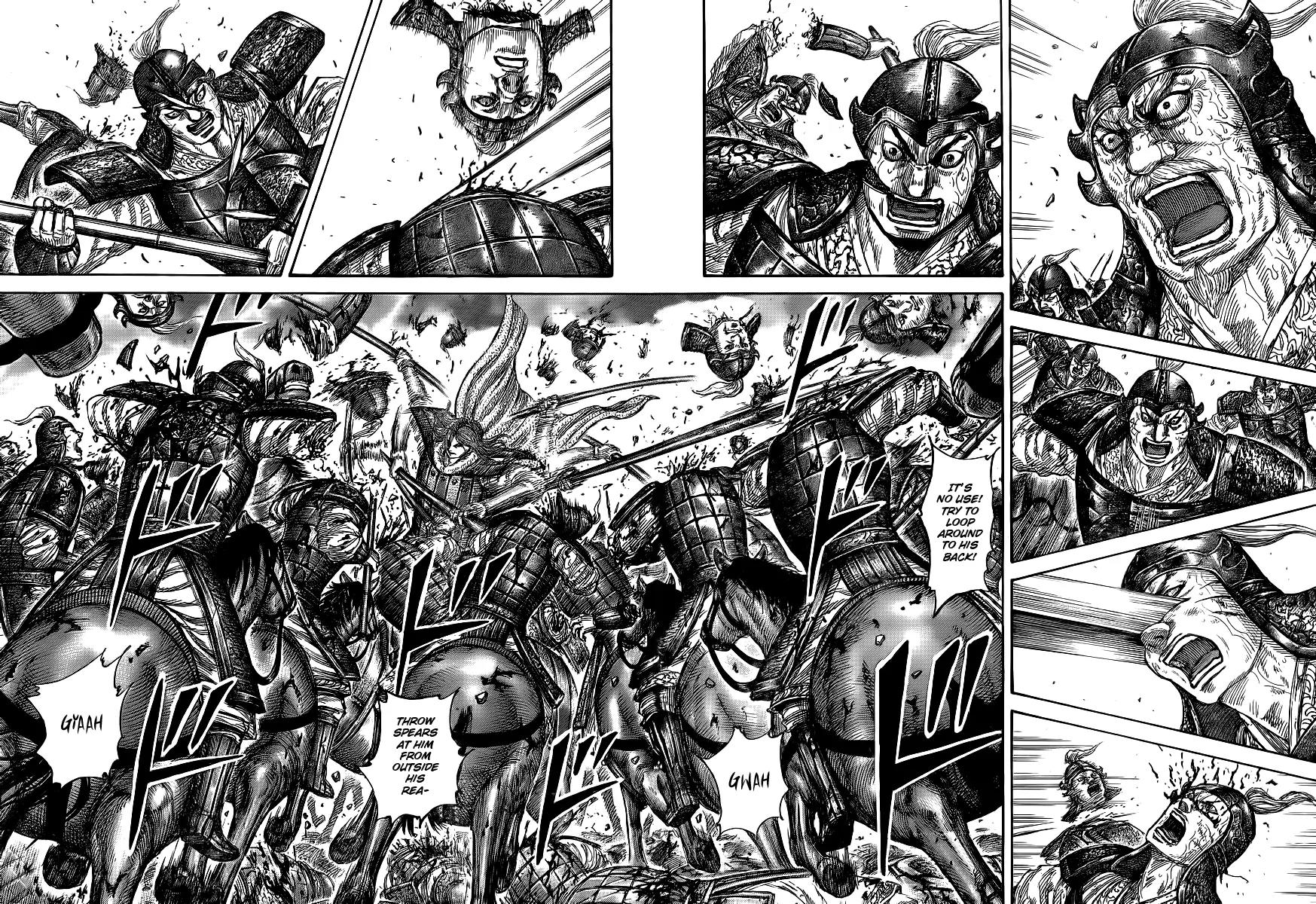 Kingdom manga, chapter 390, page 12 of 17