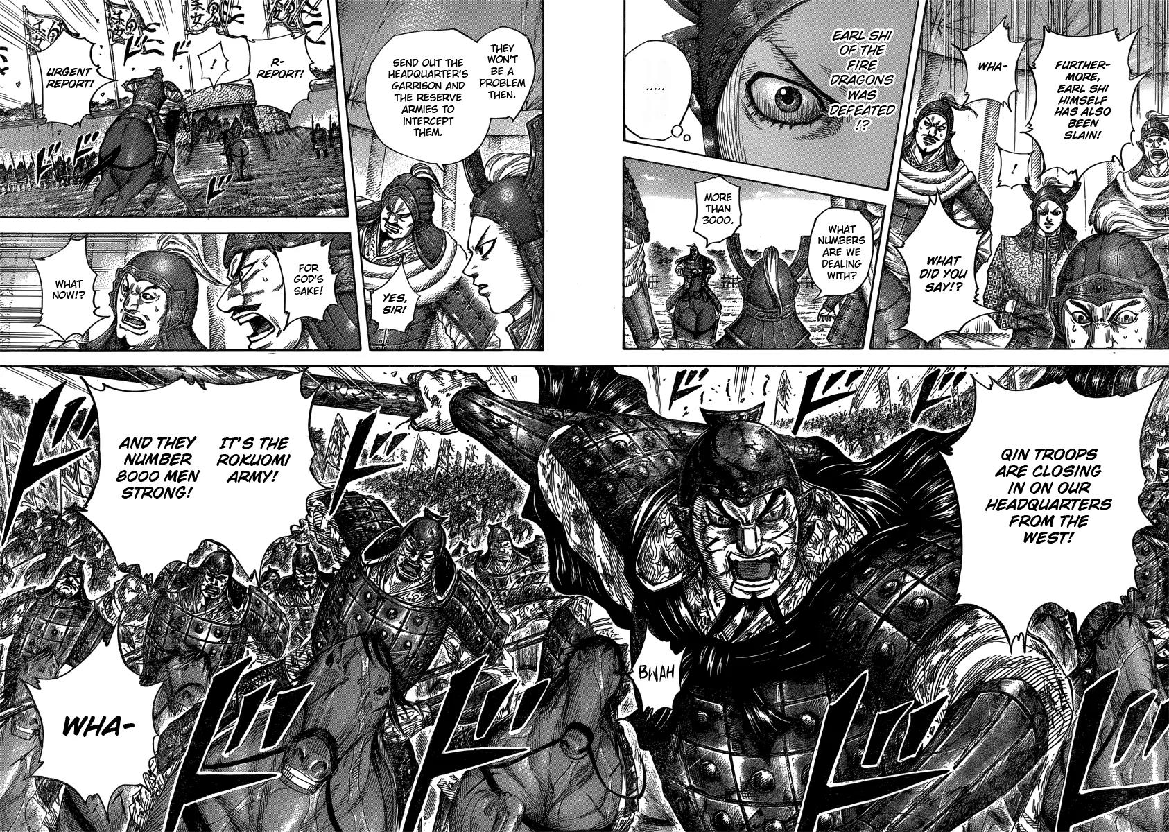 Kingdom manga, chapter 398, page 16 of 17
