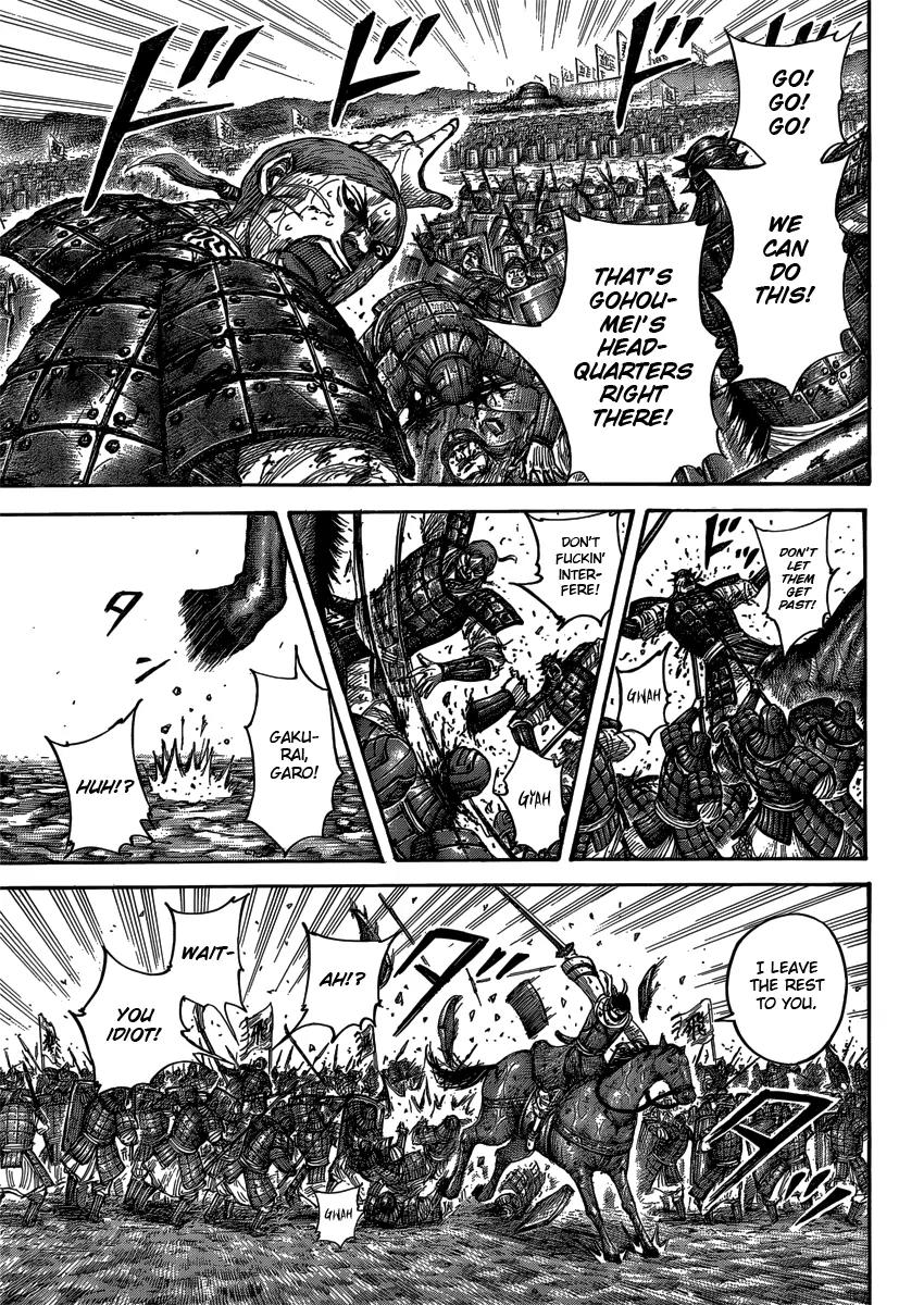 Kingdom manga, chapter 399, page 15 of 18
