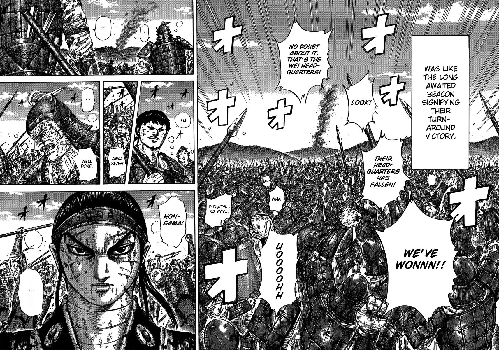 Kingdom Chapter 400 page 9 - Chapter 400: Fall and Retreat