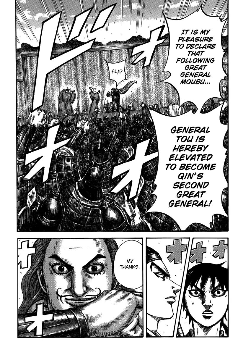 Kingdom manga, chapter 406, page 18 of 18