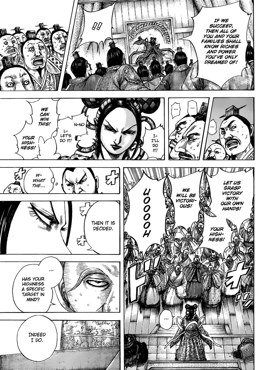 Kingdom manga, chapter 410, page 17 of 18