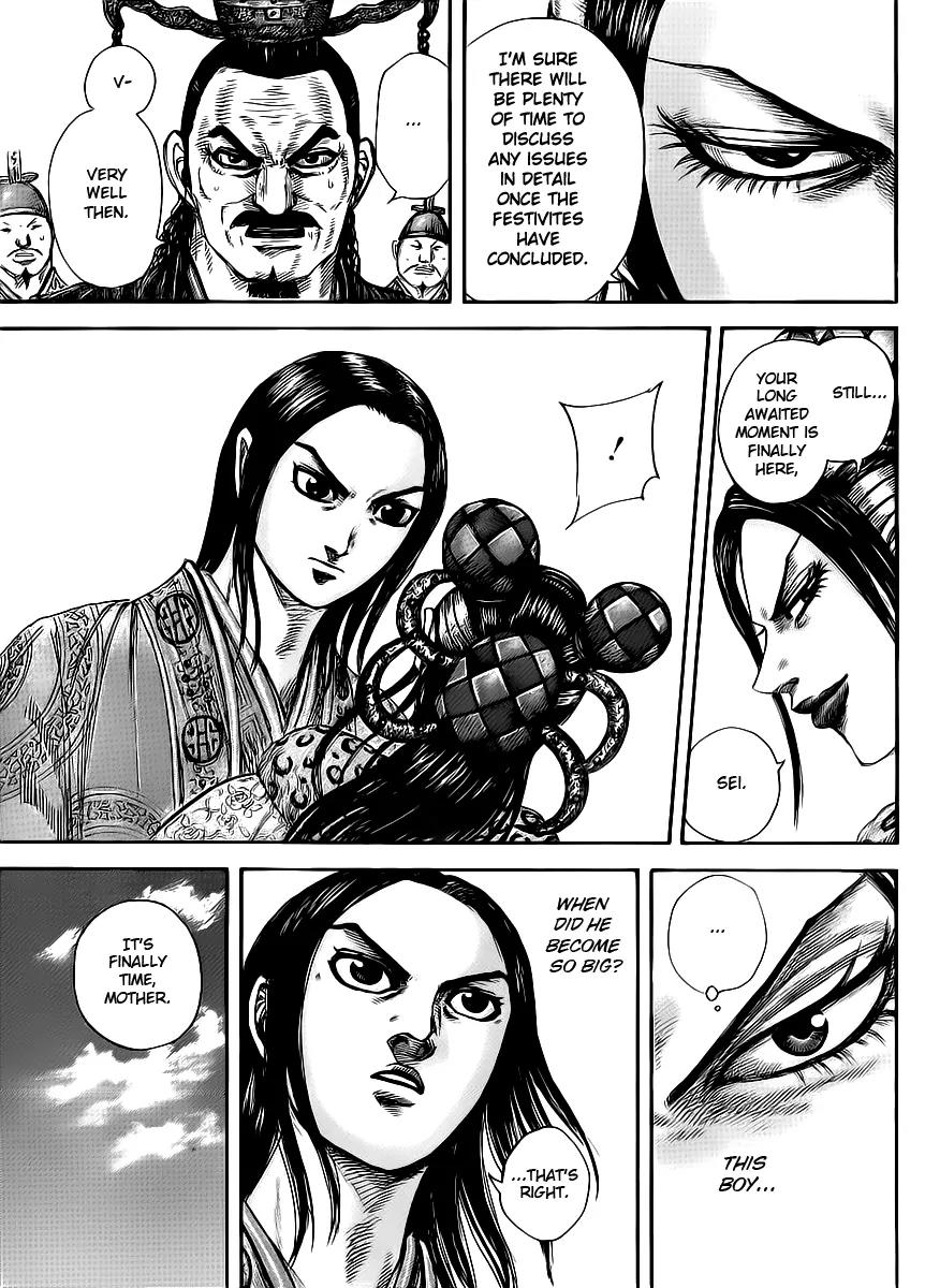Kingdom manga, chapter 411, page 14 of 15