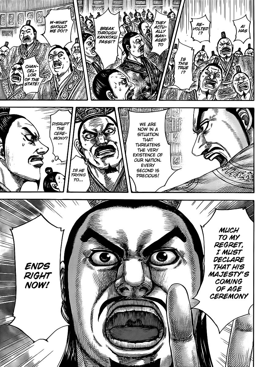 Kingdom manga, chapter 414, page 18 of 19