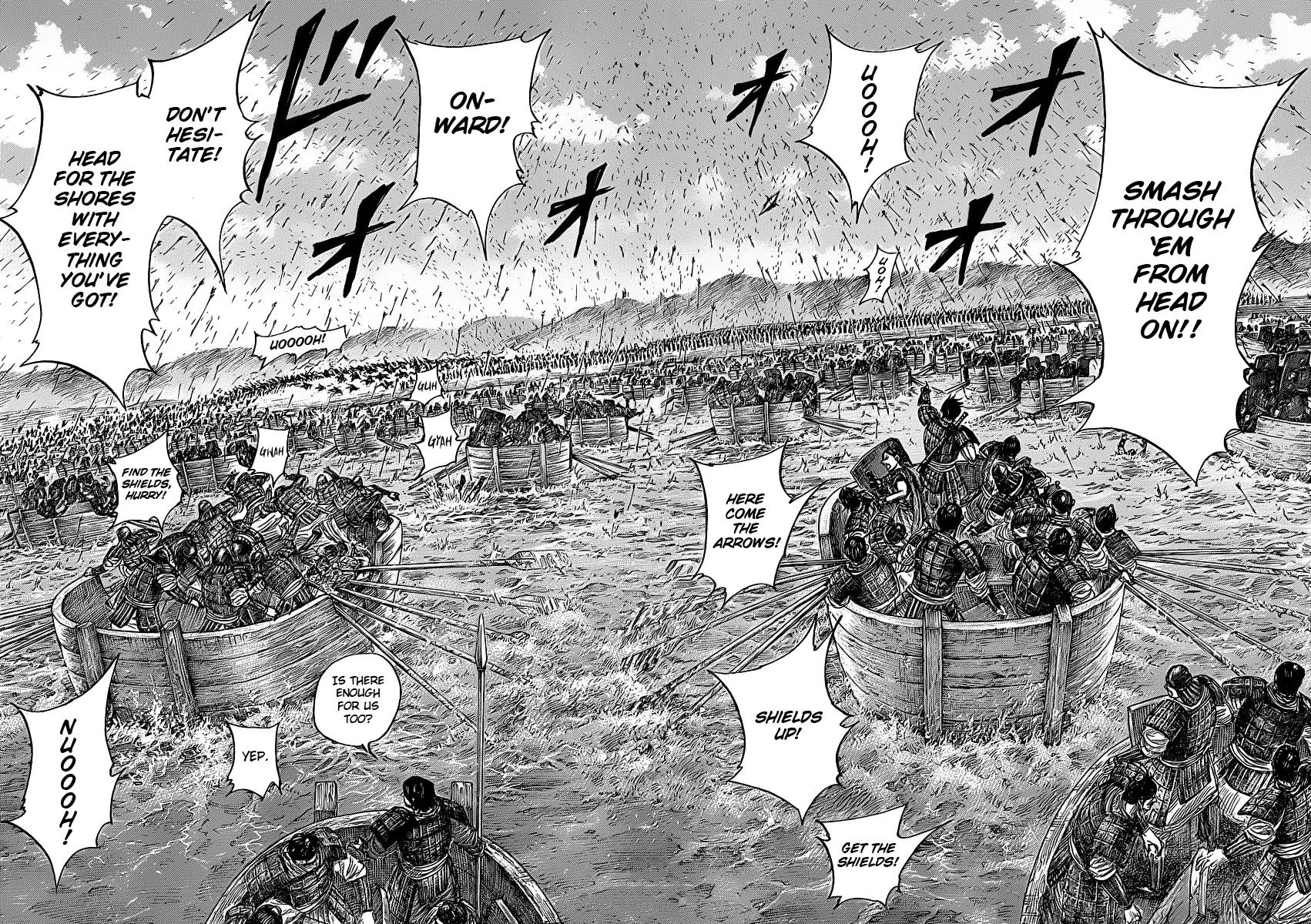 Kingdom Chapter 417 page 3 - Chapter 417: River Crossing Battle