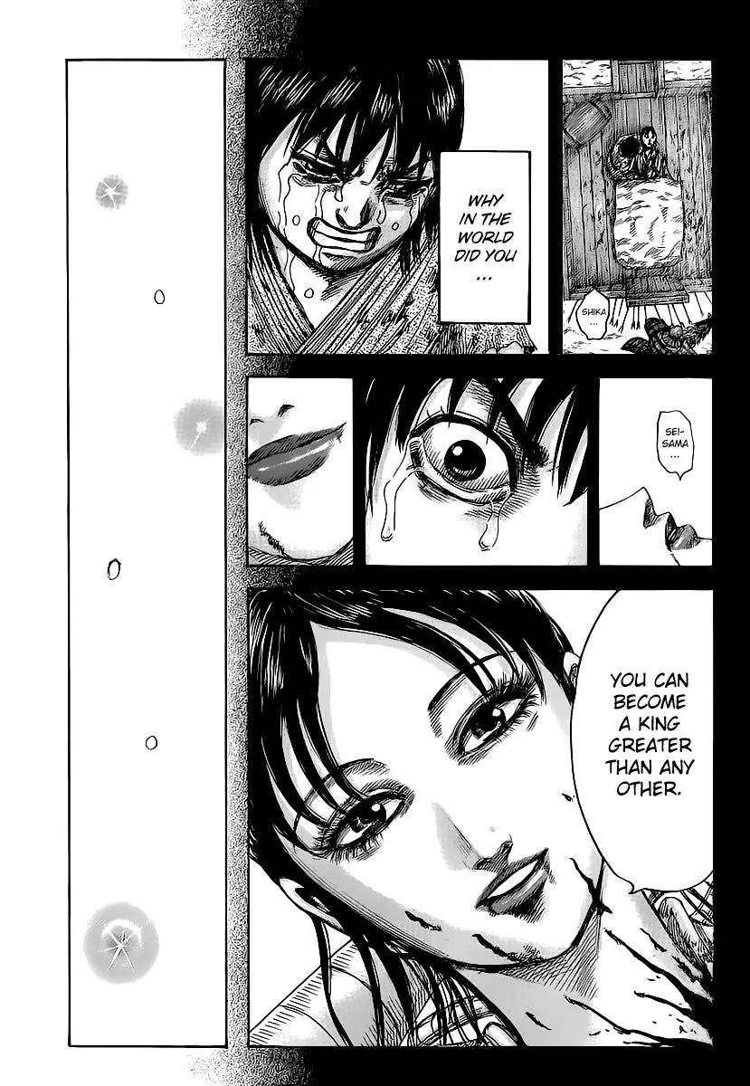 Kingdom manga, chapter 426, page 17 of 18
