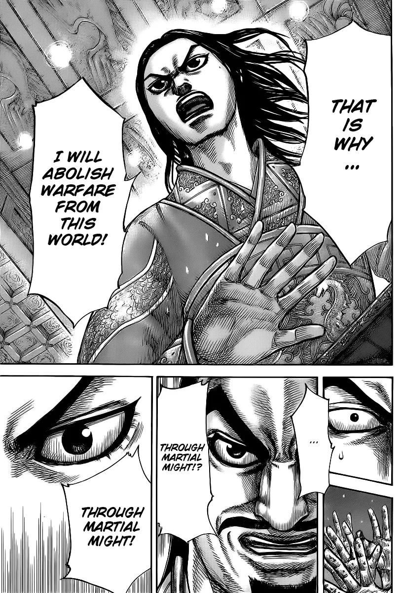 Kingdom Chapter 427 page 10 - Chapter 427: Words of Resolve