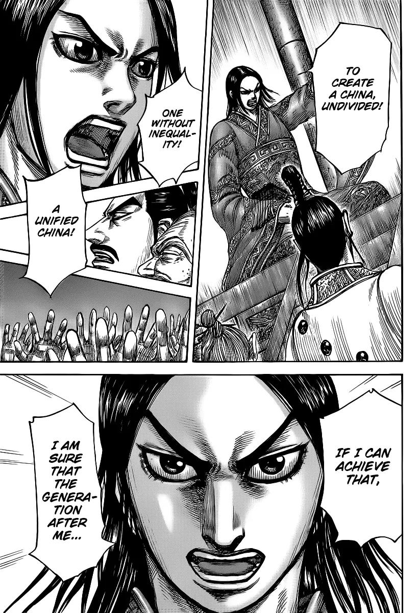 Kingdom Chapter 427 page 12 - Chapter 427: Words of Resolve