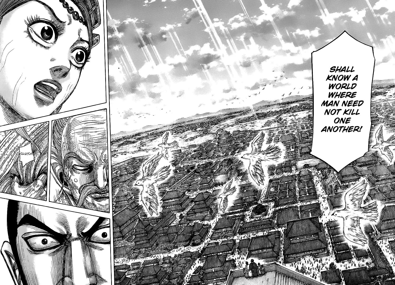 Kingdom Chapter 427 page 13 - Chapter 427: Words of Resolve