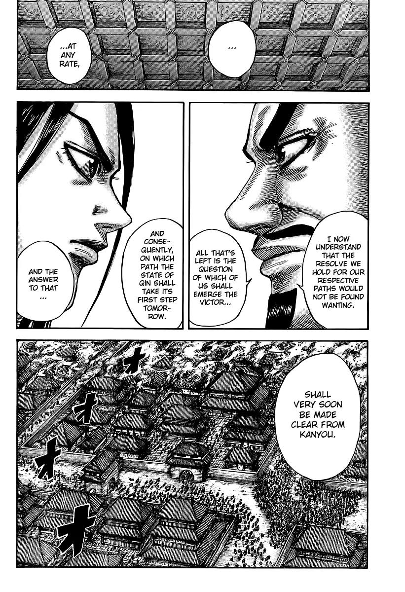 Kingdom Chapter 427 page 18 - Chapter 427: Words of Resolve