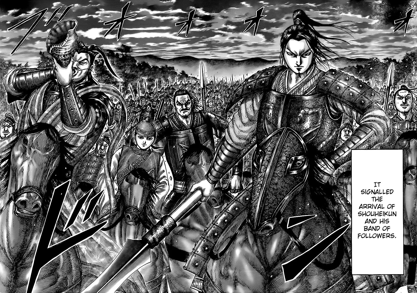 Kingdom manga, chapter 430, page 9 of 16