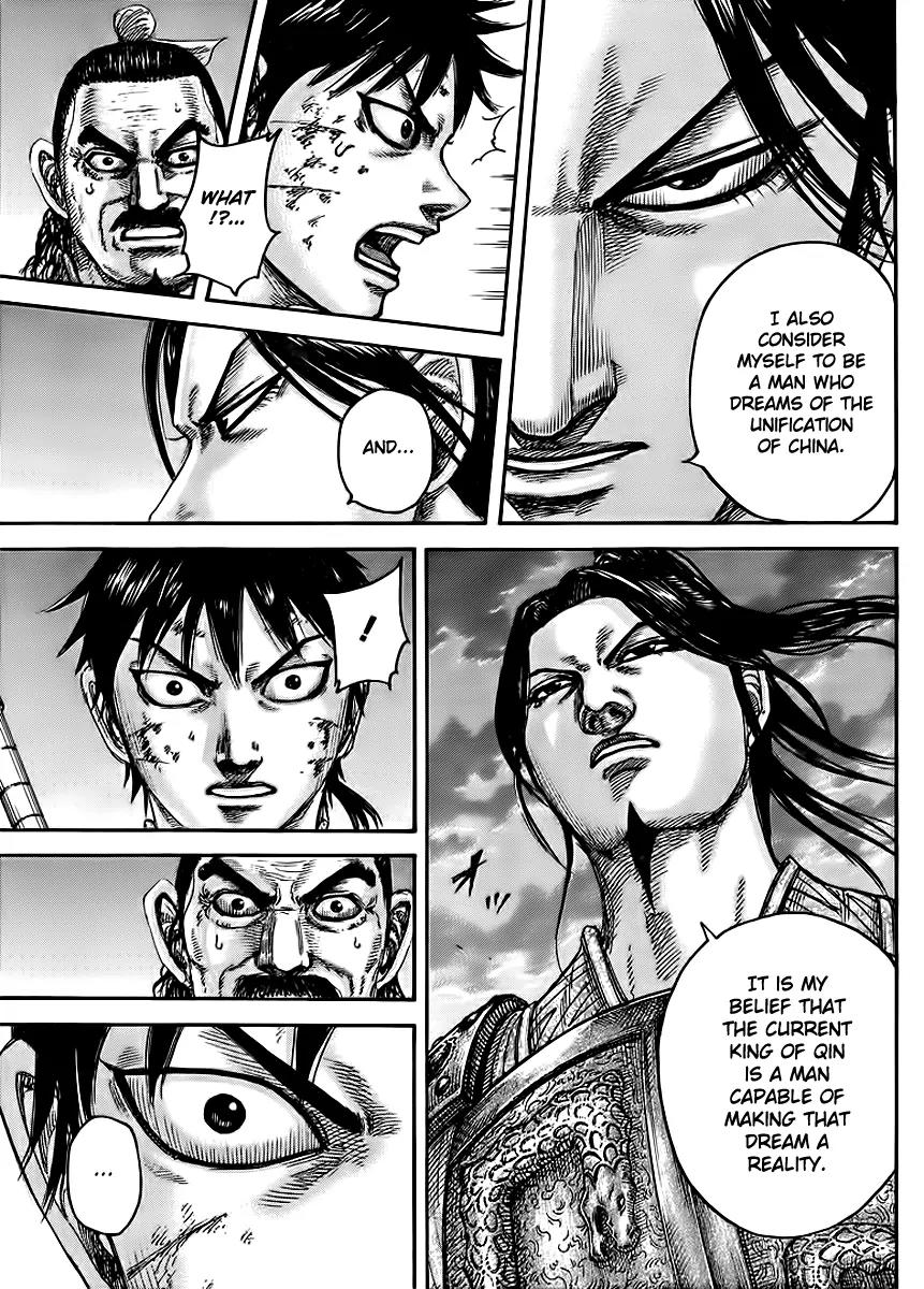 Kingdom manga, chapter 433, page 13 of 18