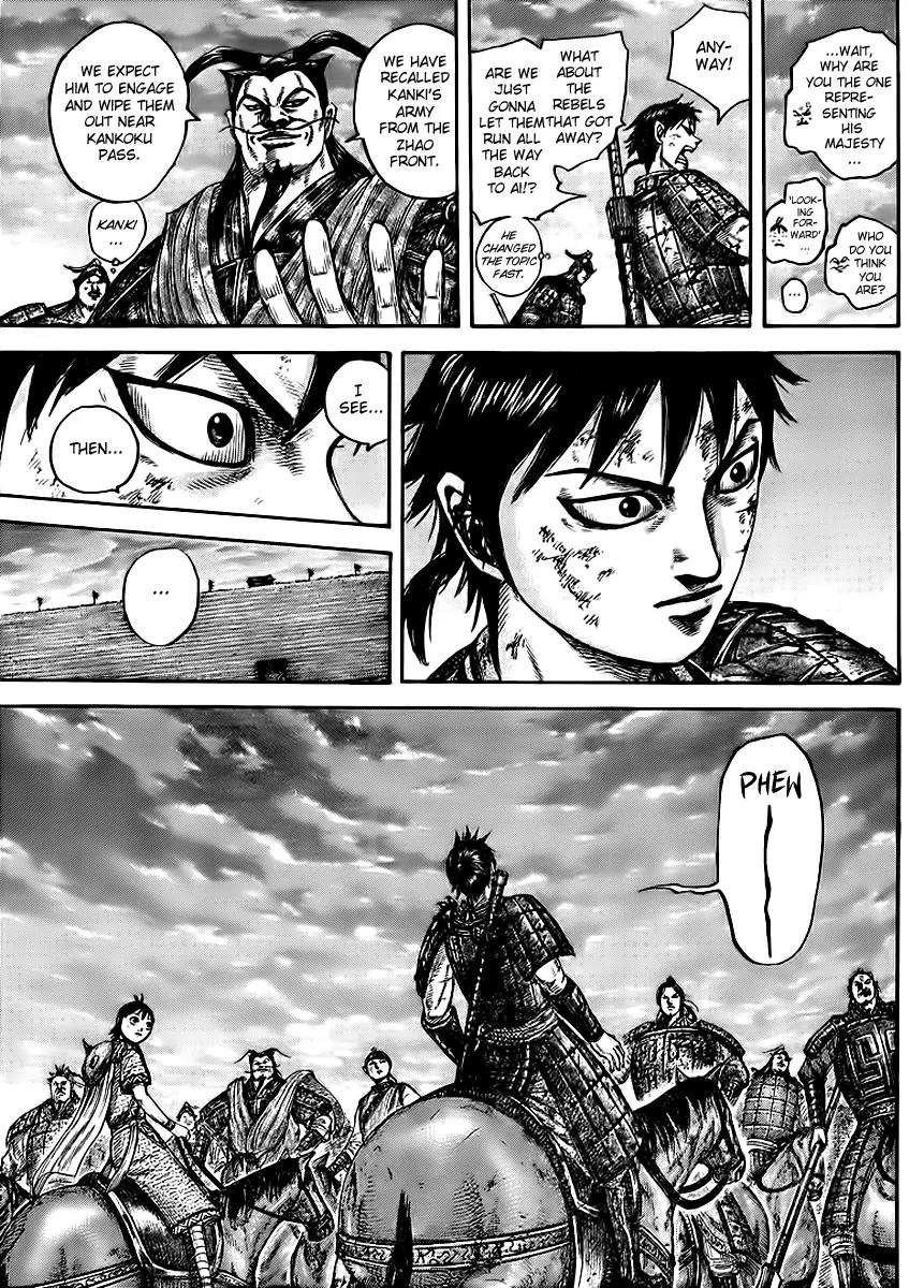 Kingdom manga, chapter 433, page 15 of 18