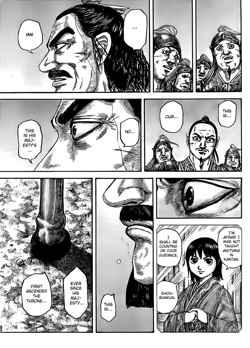 Kingdom manga, chapter 433, page 17 of 18
