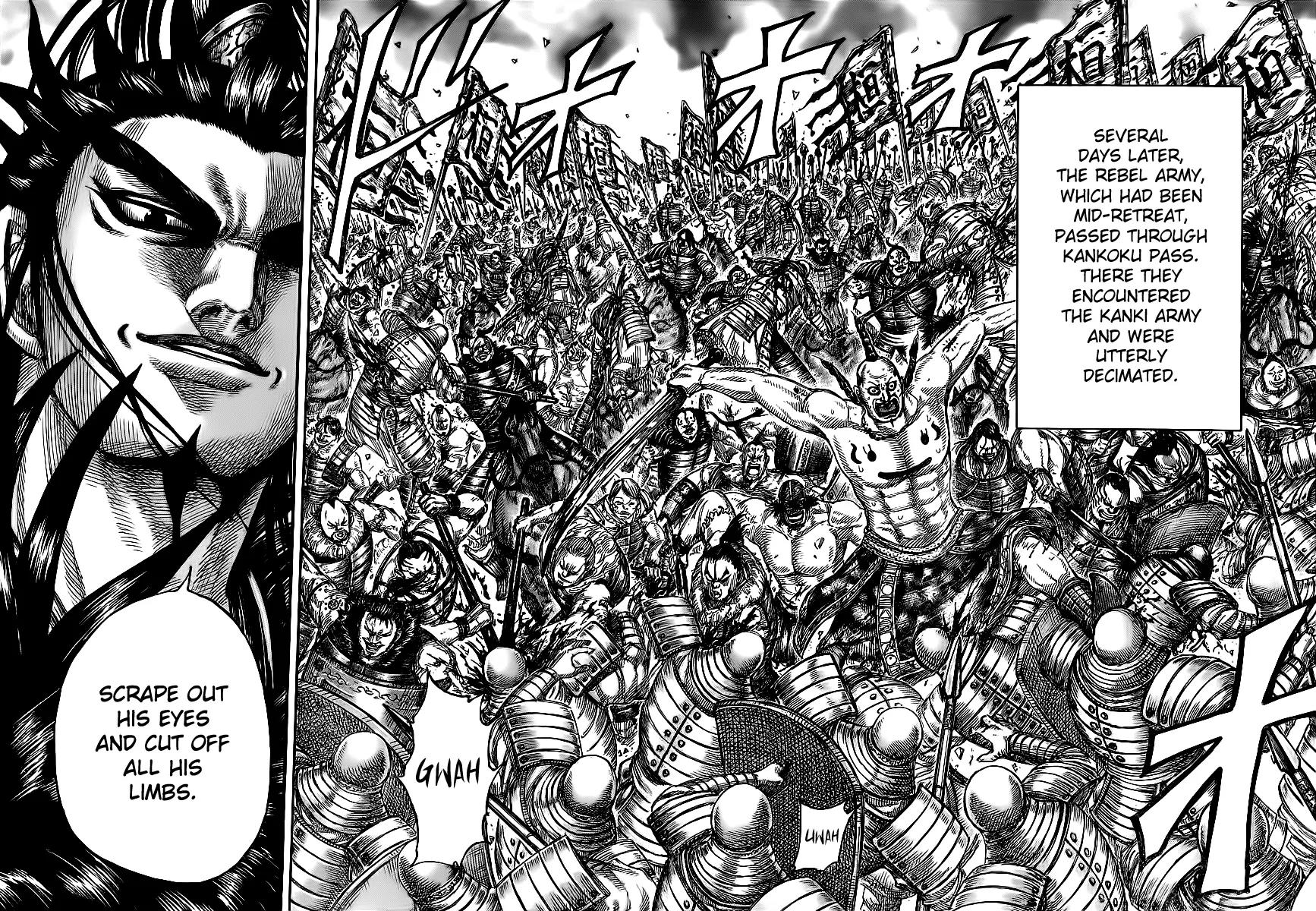 Kingdom manga, chapter 434, page 16 of 17